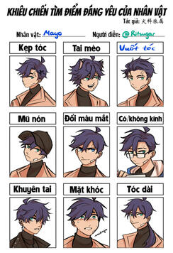 Mayo trong nhiều kiểu tóc